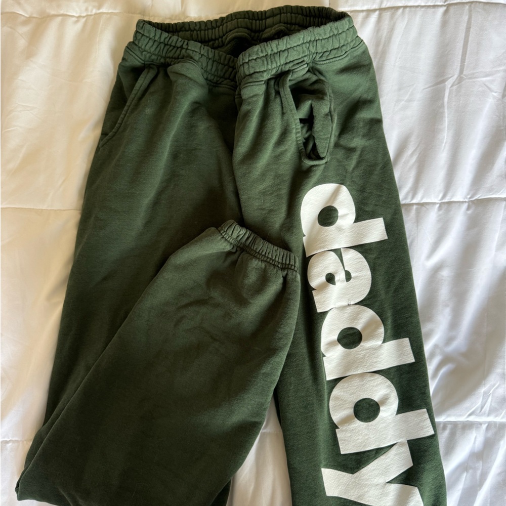 Call Her Daddy Green Daddy Jogger Sweatpants